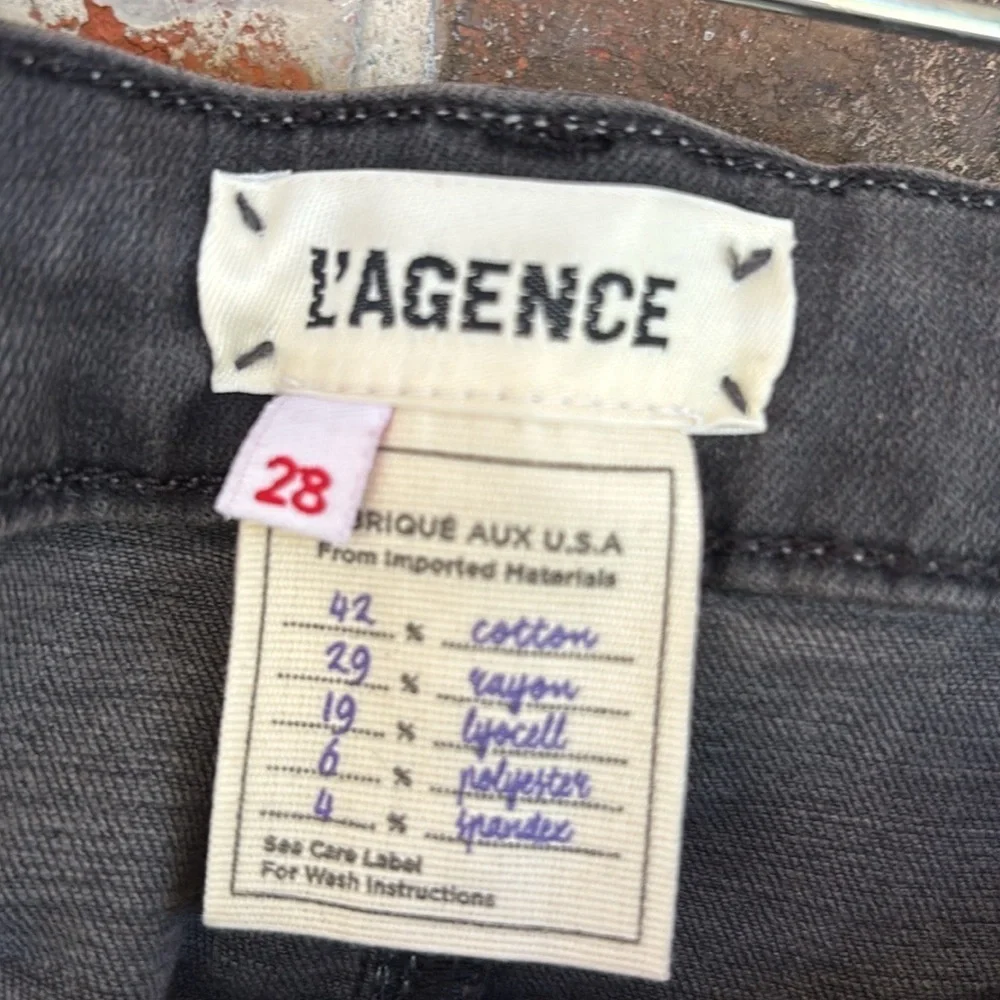 L’Agence Margot‎ Dark Graphite High Rise Skinny Jeans